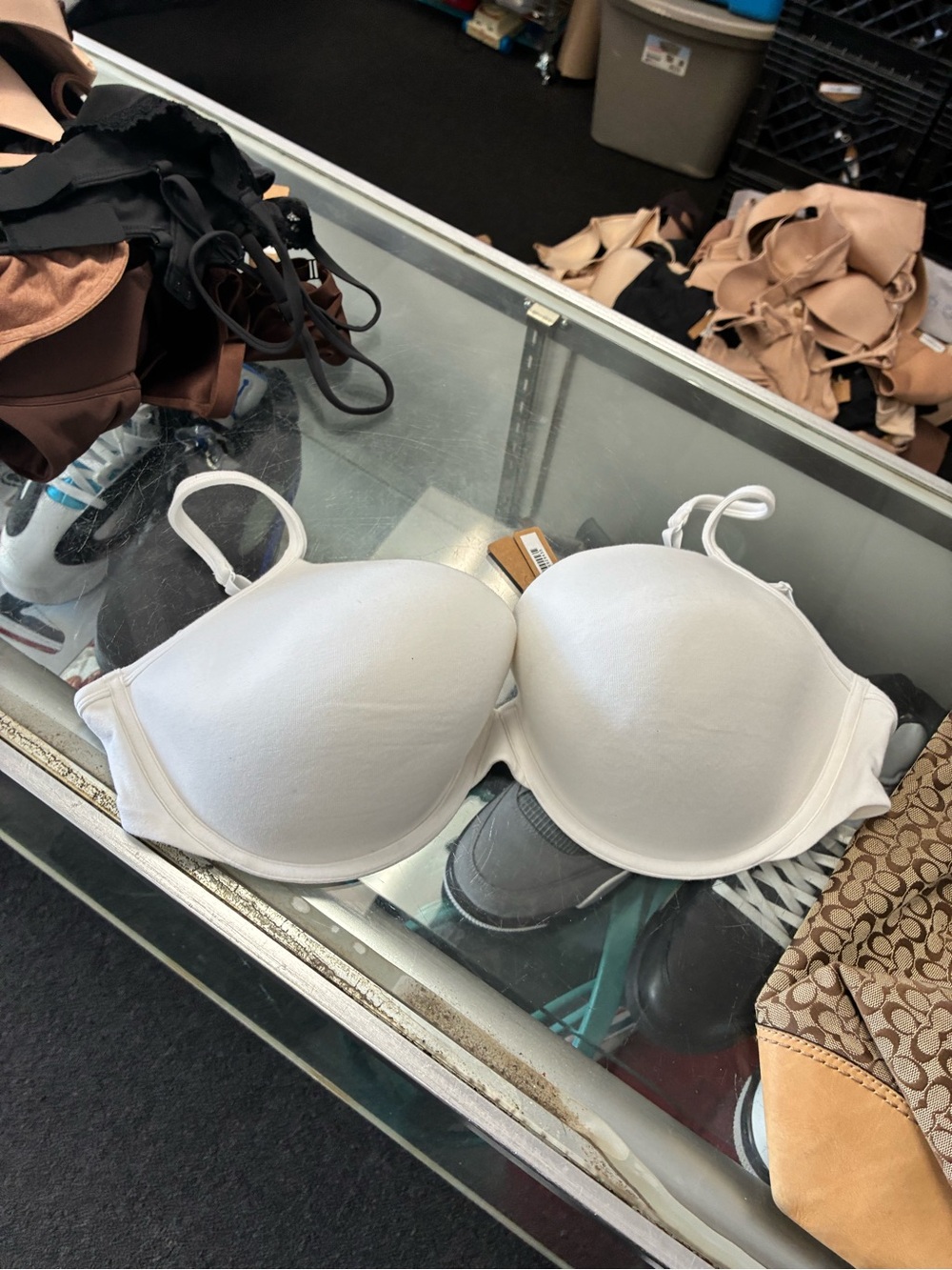 Women’s Everyday Cotton Lightly Lined Demi Bra New SZ 38DDDD NWT